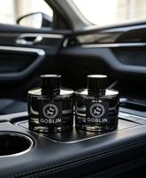 Diffuseur de parfum pour voiture, flacon en verre avec évaporation naturelle, parfum longue durée, désodorisant portable à suspendre