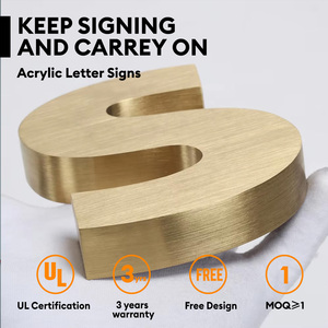 CARREY personalizzato 3d muro metallo lettera 3d Logo Farm <span class=keywords><strong>caffè</strong></span> numero segnaletica 3d pubblicità esterna in metallo spazzolato segno - Product Image 5