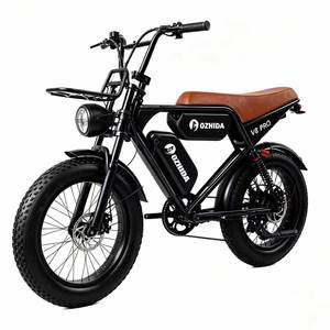20 * 4-inch <b>Fat</b> Tire 48V15ah Lithium Battery Brushless Dual Suspension Dual Disc Brake Retro City Electric Mountain <b>Bike</b> - Product Image 1