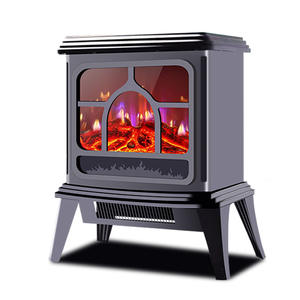 Camel Poêle électrique à flamme simulée 3D, style <span class=keywords><strong>cheminée</strong></span>, avec effet de montagne de flammes, <span class=keywords><strong>radiateur</strong></span> de style européen pour salon - Product Image 5