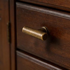 Zinc Alloy Traditional T-Shaped Cabinet/Wardrobe/Drawer/Dresser Hardware Pulls-Durable Easy Installation for Kitchen Living Room - Product Image 1