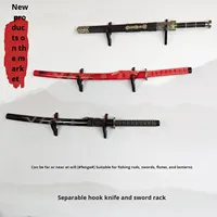Porte-couteau et épée réglable Présentoir d'arme mural pour décor de Noël transfrontalier