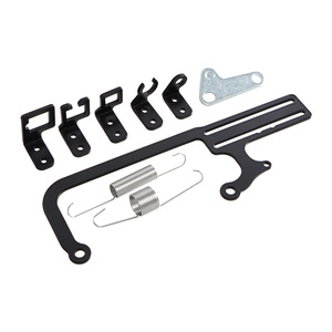 Throttle Valve Cable <b>Bracket</b> Kit 304147 Aluminum <b>Black</b> For Retrofit Upgrade Mounting Hardware - Product Image 3