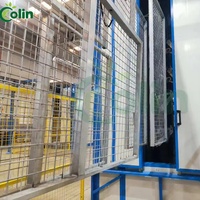 Revêtement en poudre entièrement automatique personnalisé Systèmes de ligne de peinture Équipement automatique de cabine de peinture en aérosol
