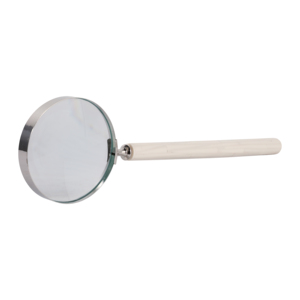 Lente d'ingrandimento classica con manico in avorio per decorazione casa e ufficio - Product Image 2