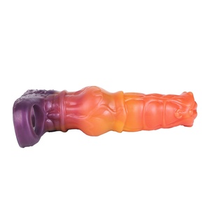 YOCY Funda de pene de fantasía de 6 pulgadas, consolador hueco con forma de caballo, condón reutilizable, juguete sexual para parejas, agrandamiento del pene, retardo de la eyaculación, juguetes sexuales - Product Image 4