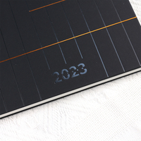 Agenda imprimé personnalisé en gros cahier à couverture rigide PP couverture selle couture et couture planificateur de reliure et agenda en un