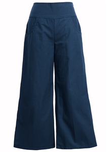 Pantalones de Algodón de Pierna Ancha y Cintura Alta para Mujer, con Cierre Lateral y Bolsillos, Suaves y Cómodos, para Uso Diario o Laboral - Product Image 6