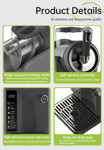 Machine à slush multifonctionnelle pour la <span class=keywords><strong>maison</strong></span>, appareil intelligent pour boissons glacées et sorbets, outil de cuisine pour la préparation de crèmes glacées - Product Image 4