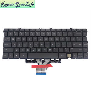 Teclado Retroiluminado en Inglés Americano para Portátil HP Envy X360 13-AY 13-BD 15-<span class=keywords><strong>ES</strong></span> 15T-E 15M-<span class=keywords><strong>ES</strong></span> 15-EP 15-EU NSK-XY0BC 9Z.NHCBC.01D - Product Image 2
