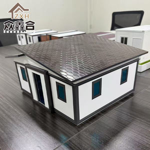 맞춤형 20ft 배송 컨테이너 홈 모델, 건축 디스플레이 마켓, 평면 및 피치 지붕 스타일 사용 가능 - Product Image 2