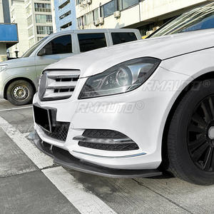 Kit carrosserie pour Mercedes Benz Classe C W204 2011-2014, spoiler de pare-chocs avant, lèvre de pare-chocs avant, diffuseur de pare-chocs avant, accessoires de voiture - Product Image 5
