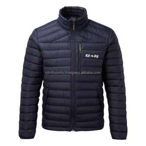 Blouson bomber décontracté pour homme, coupe slim, hiver, en polyester 100 %, fourrure de renard, imperméable, réversible - Product Image 1