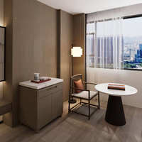 JINYU Factory, vente en gros de lits en bois modernes pour hôtels, ensemble de meubles pour salon et chambre à coucher, mobilier d'hôtel, configuration flexible