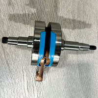 Vilebrequins rouges Ax100 haute performance renforcés, vilebrequin Ax 115 pour motos AX115 pour la course et l'usage quotidien