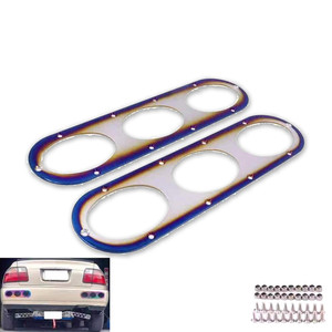 Phổ bị cháy màu xanh xe phía sau Spoiler khuếch tán phía sau Bumper đua không khí chuyển hướng khuếch tán Bảng điều khiển - Product Image 6