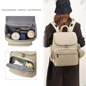 <span class=keywords><strong>Mochila</strong></span> Pañalera Personalizada <span class=keywords><strong>de</strong></span> Gran Capacidad con Correas para Cochecito, Impermeable y Multifuncional - Product Image 4