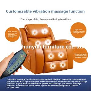 आधुनिक लक्जरी एकल सोफे की कुर्सी आलसी मालिश इलेक्ट्रिक रॉकिंग रीक्लोनिंग सुविधाओं के स्रोत कारखाने सुलभ नकल चमड़े - Product Image 4