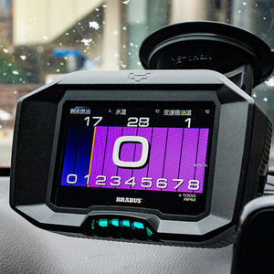 Nhiệt độ màn hình kỹ thuật số LCD <span class=keywords><strong>Dash</strong></span> phổ Mitsubishi Auto Meter xe hiển thị cho Nhà ảo thuật F9 OBD2 OBD đo - Product Image 6