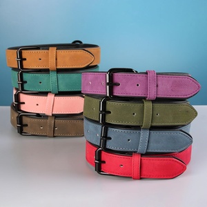 Wholesale Custom Logo Adjustable <b>Dog</b> Leather <b>Collar</b> - Product Image 5
