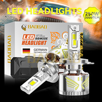BB2386 Phare avant automobile 9012 H19 H4 H7 H11 Blanc 6000K à forte luminosité Boîtier en aluminium pour Voiture Camion SUV Fourgon Fournisseur