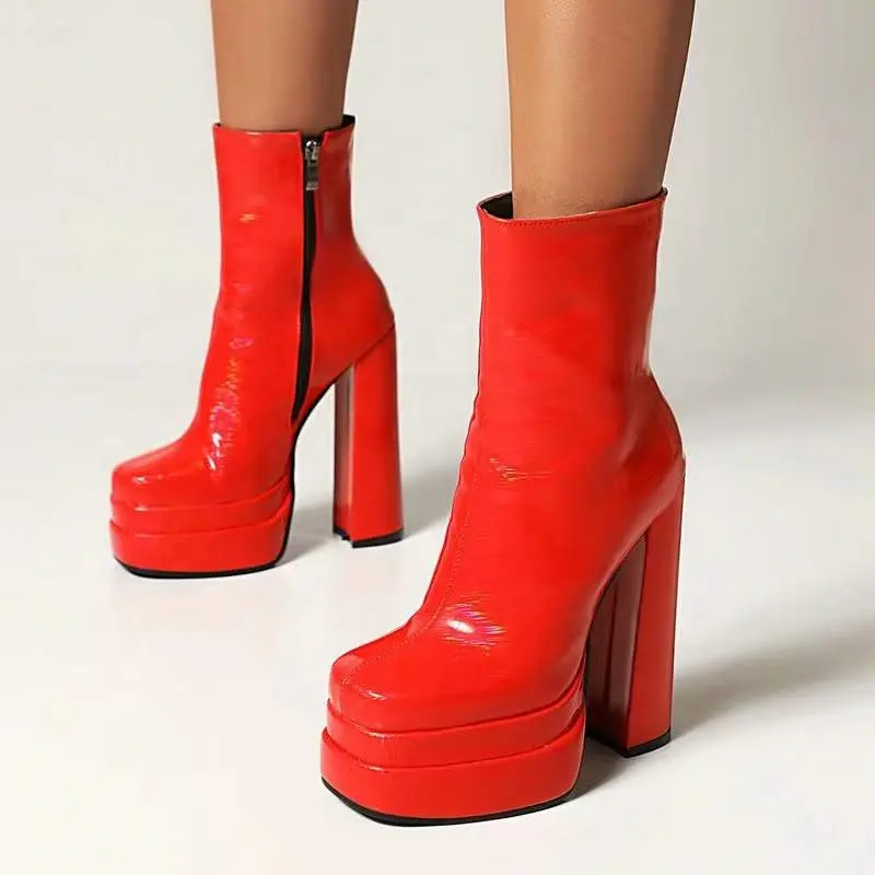 Red High Heel Leather Boots China Trade,Buy China Direct From Red 