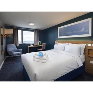 Travelodge-Muebles de dormitorio de hotel modernos, armario de liquidación al por mayor, base de cama, cabecero, sillas, sofá, panel para habitación de invitados - Product Image 4