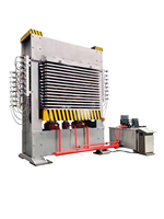 Presse à chaud hydraulique à huile thermique à chauffage électrique avec pression de 120 tonnes pour presse de porte à plastifier les panneaux Presse à placage en PVC
