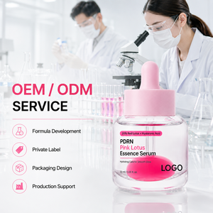 เซรั่มบำรุงผิวหน้า OEM/ODM สูตรเข้มข้นเพื่อผิวกระจ่างใส กระชับ เรียบเนียน ชุ่มชื้น ลดการระคายเคือง สำหรับผิวแพ้ง่าย ด้วยสาร PDRN และสารสกัดจากดอกบัวสีชมพู - Product Image 4
