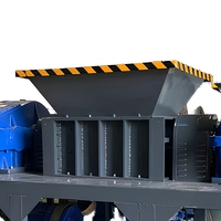 Broyeur à double arbre pour usine de moulage par injection et d'extrusion, équipement de recyclage des déchets plastiques et de réduction des déchets