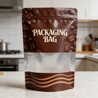 Prix d'usine Sachet Doypack avec fenêtre Impression personnalisée pour l'emballage de sel, d'épices et d'assaisonnements