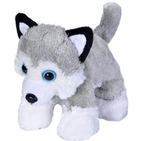 Poupée Husky en peluche de marque personnalisée, yeux bleus, peluche, mignon, pour enfants, chien Husky, cadeau d'anniversaire, peluche