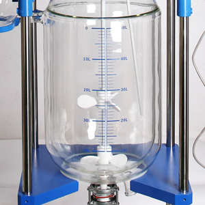 Single layer glass reactor 100L economical lab glass reactor for simple - Product Image 4
