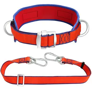 5 Point High-altitude Work Safety Harness Complete Safety Belt Double Hook Fall Prevention Full Body Safety Rope Set