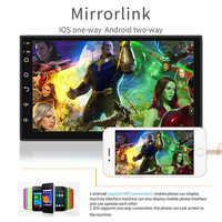 Reproductor de dvd universal para coche, radio de 1, 16g, 7 pulgadas, MP5, MP4, audio, android, pantalla táctil