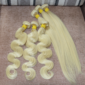 Pelo humano <span class=keywords><strong>de</strong></span> doble estiramiento para niños, <span class=keywords><strong>cabello</strong></span> 613 virgen lechoso, Rubio ruso, bohemio - Product Image 4