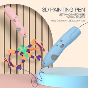 Lage Temperatuur 3d Print Pen Oplaadbare Hergebruik Pcl Verbruiksartikelen Draadloze 3d Printing Pen Creatieve Magic 3d Tekening Pen - Product Image 3