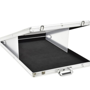 Manufacturer Custom Modern Large Aluminum Anti-Rust Polished Surface Washable Desktop <b>Floating</b> Shelf Locking Trading Card Slab - Product Image 1