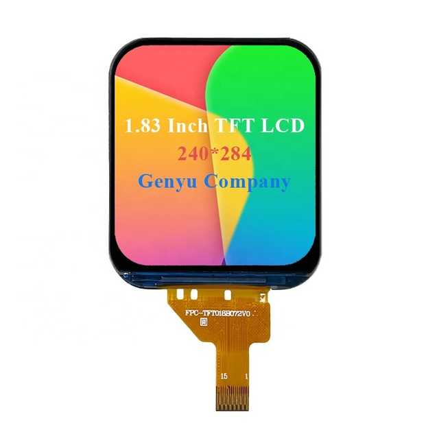 Mini Smart Wearing 1.55Mm Thickness 15 Pins Nv3030B 240X284 Spi Ips 1.8 Tft Display Tft 1.8 Inch Tft Lcd Module