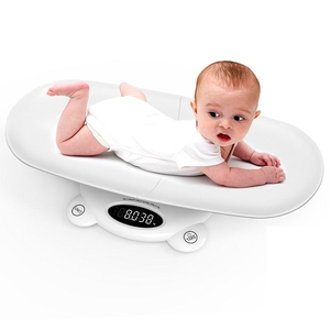 <span class=keywords><strong>120Kg</strong></span> 디지털 아기 체중계 LED 디스플레이 전체 복근 디자인 이동식 기능 배터리 신장 측정 앱 포함 - Product Image 3