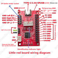 Compatible con PS3/PC Android ISO para Apple Mobile Raspberry Pi Arcade Zero Delay USB Board-Game Accessories