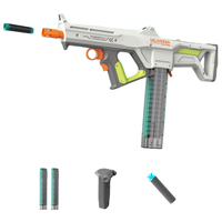 Lanceur de fléchettes électriques super rapide MP85C entièrement automatique avec ABS, balles en mousse EVA, jouet à piles pour jeu de tir en extérieur 5-7