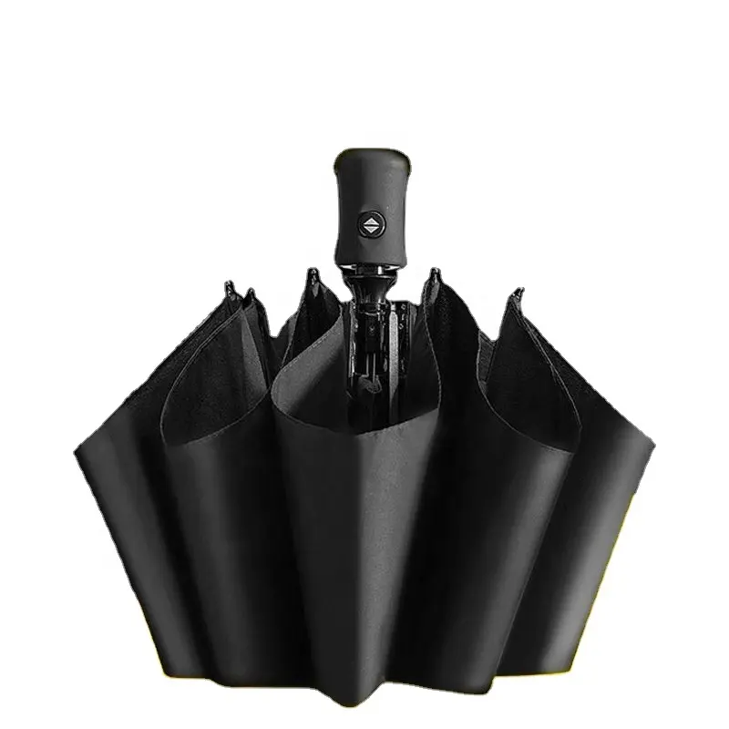 8K Fashion Zonnescherm Draagbare Windbestendige Automatische Open Regen 3 Opvouwbare Zon Regenschirm Vouw Paraplu Met Logo