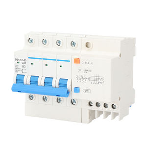 DZ47LE-63 4P N 4P Miniatur-Leistungs schalter 4-polige Fehlerstrom-Erdschluss mit 6A bis 60A und 6kA RCCB RCBO - Product Image 1