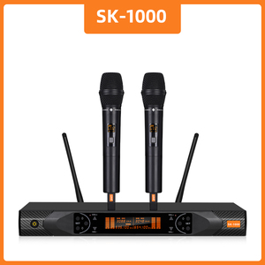 <span class=keywords><strong>Good</strong></span> 150M Handheld UHF Conference Stage Performance Cancelación de ruido DJ Concert Micrófono inalámbrico profesional para Gamer - Product Image 2