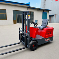 Chariot élévateur électrique compact à 3 roues de 1 tonne, chariot élévateur électrique de 1000 kg alimenté par batterie, certifié CE, prix d'usine, chargement de conteneurs