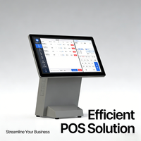 Système de point de vente Android 15,6 pouces OEM/ODM, caisse enregistreuse, processeur quadricœur, écran tactile, terminal de point de vente, construction métallique pour magasin de détail