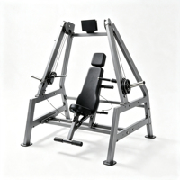 Équipement de fitness commercial multifonctionnel : Banc inclinable, Presse épaules et pectoraux, Machine Smith à double système de puissance