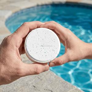 Entrepôt local aux États-Unis : <span class=keywords><strong>Chlore</strong></span> pour <span class=keywords><strong>piscine</strong></span> de 3 pouces, 50 lb, libération lente, conforme à la norme EPA, livraison gratuite - Product Image 5