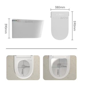 Автоматический керамический унитаз - Product Image 5